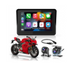 Carplay Moto 2 Camaras Dash Cam Pantalla Gps Hd Generico