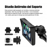 Carplay Moto 2 Camaras Dash Cam Pantalla Gps Hd Generico