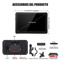 Carplay Moto 2 Camaras Dash Cam Pantalla Gps Hd Generico