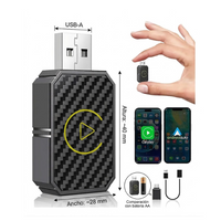Mini Adaptador Apple Carplay Y Android Auto Inalámbrico 2en1