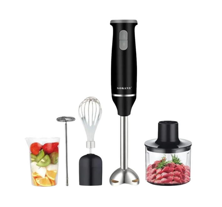 Batidora De Mano Electrica 5 en 1 Sokany Potente Multifuncional 800W