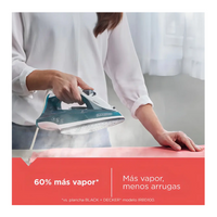 Plancha Black+Decker Vapor Trueglide Irbd365 1200w Potente