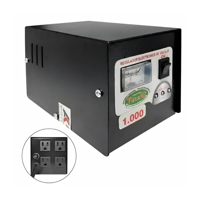 Regulador De Voltaje 1000w Profesional Para Hogar Y Oficina