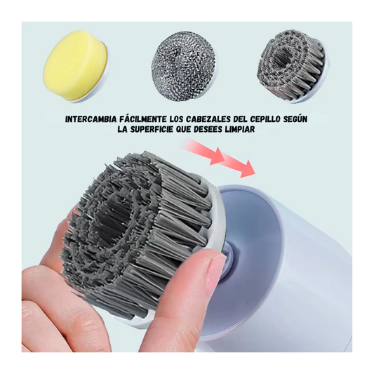 Cepillo Electrico Recargable De Limpieza 5 en 1 Multifuncional DL-168
