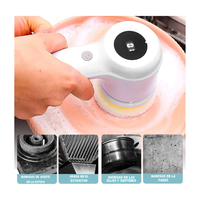 Cepillo Electrico Recargable De Limpieza 5 en 1 Multifuncional DL-168