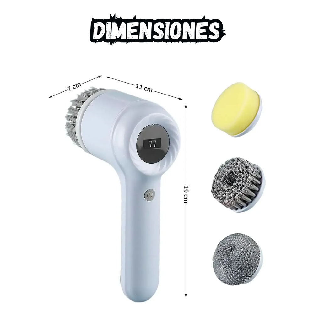 Cepillo Electrico Recargable De Limpieza 5 en 1 Multifuncional DL-168