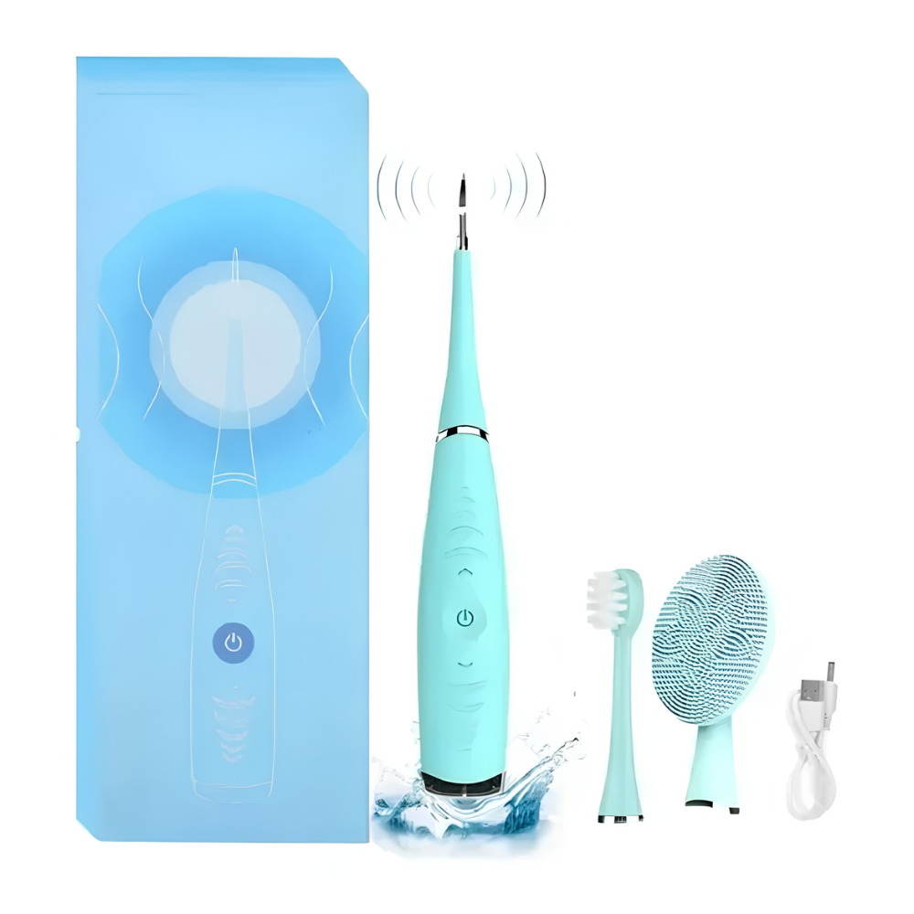 Cepillo Limpiador y Removedor Sarro Dental Ultrasónico Recargable