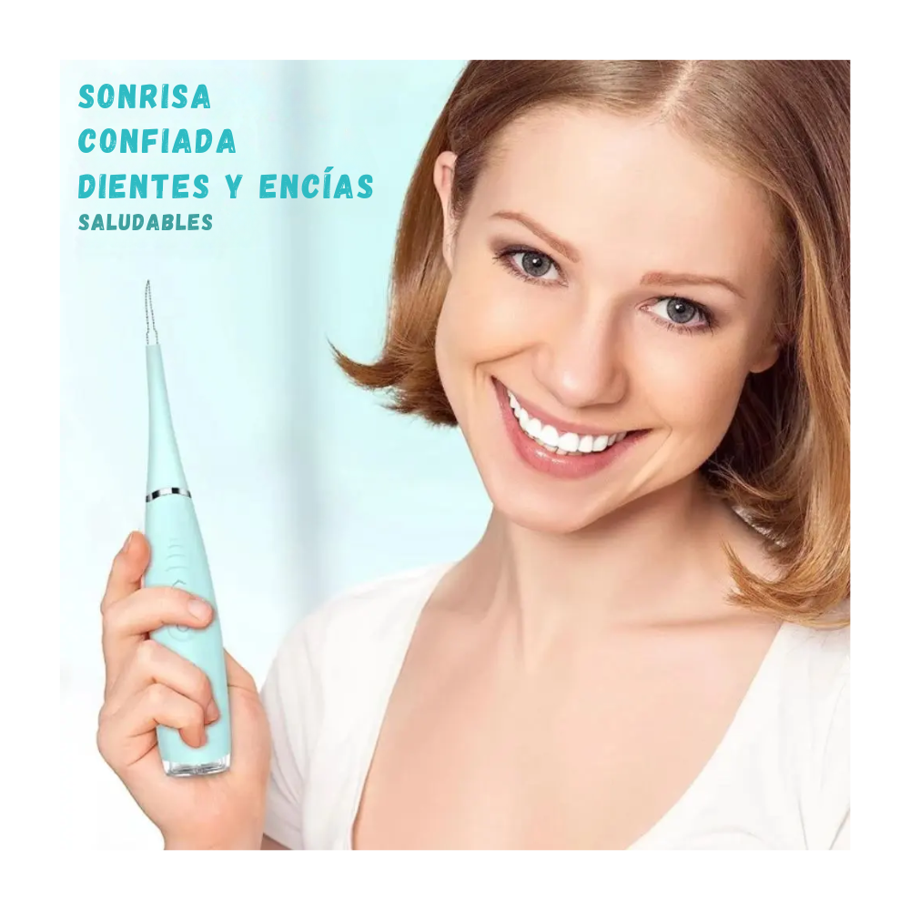 Cepillo Limpiador y Removedor Sarro Dental Ultrasónico Recargable