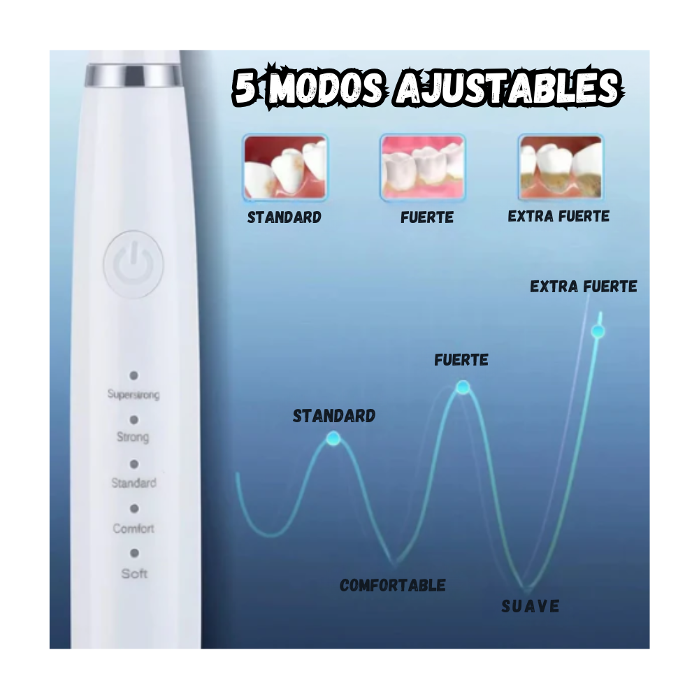 Cepillo de dientes electrico ultrasonico recargable 31000 RPM