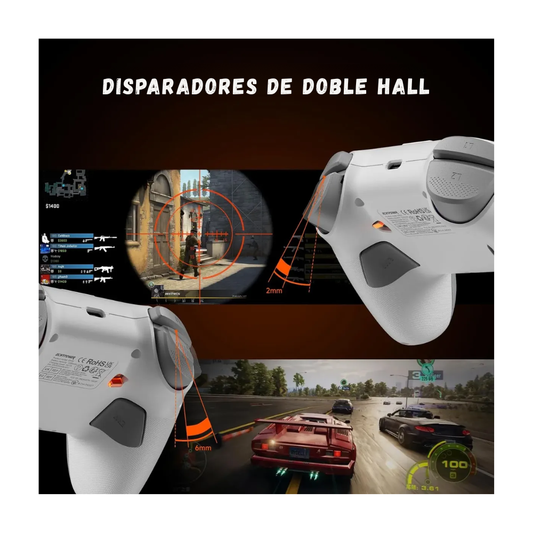 Control Gamer  Bluetooth Rgb EchtPower Hall Perfect+ Receptor