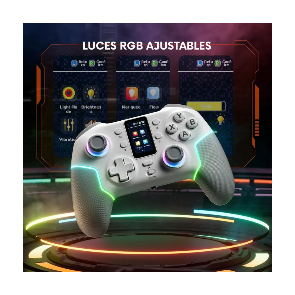 Control Gamer  Bluetooth Rgb EchtPower Hall Perfect+ Receptor
