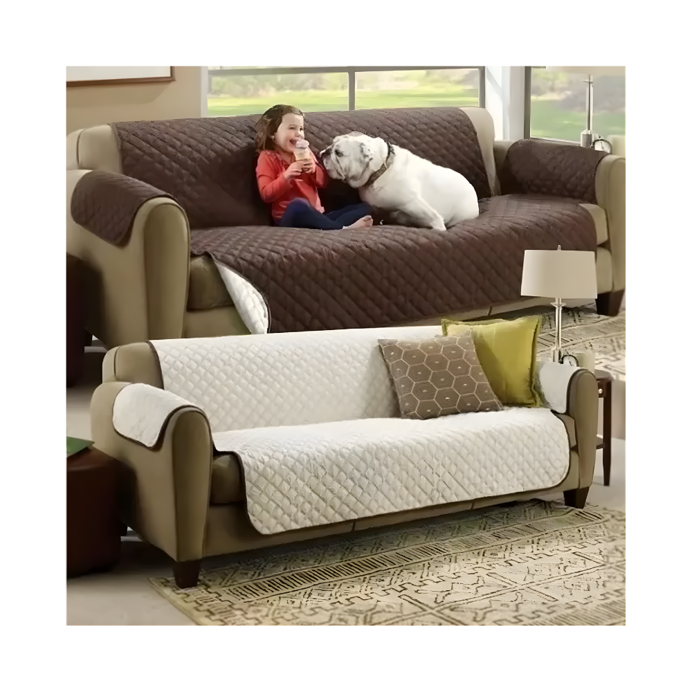 Cubierta Protectora Para Sofa 3 puestos Doble Faz  Antipelos