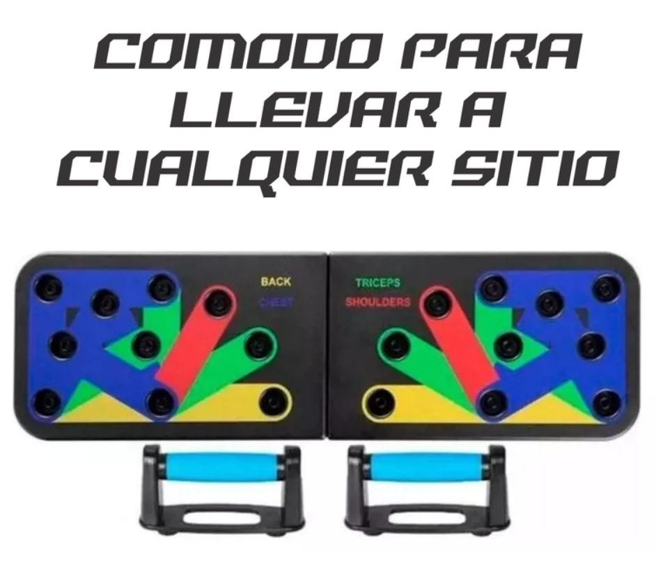 Tabla Push Up Sistema Completo De Flexiones