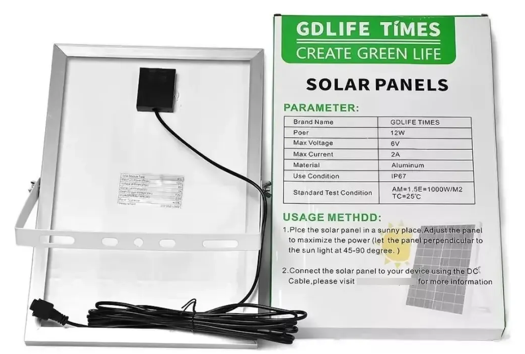 Kit Reflector Led Solar Exterior Panel 300w Lampara Control