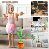 Cactus Bailarín Recargable Imita Voces + Canciones Incluidas