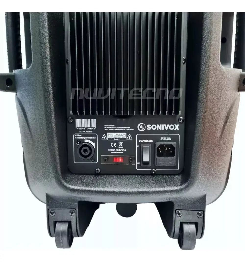 Cabina Activa Profesional Sonivox 120rms 15 Pulgadas Tripode