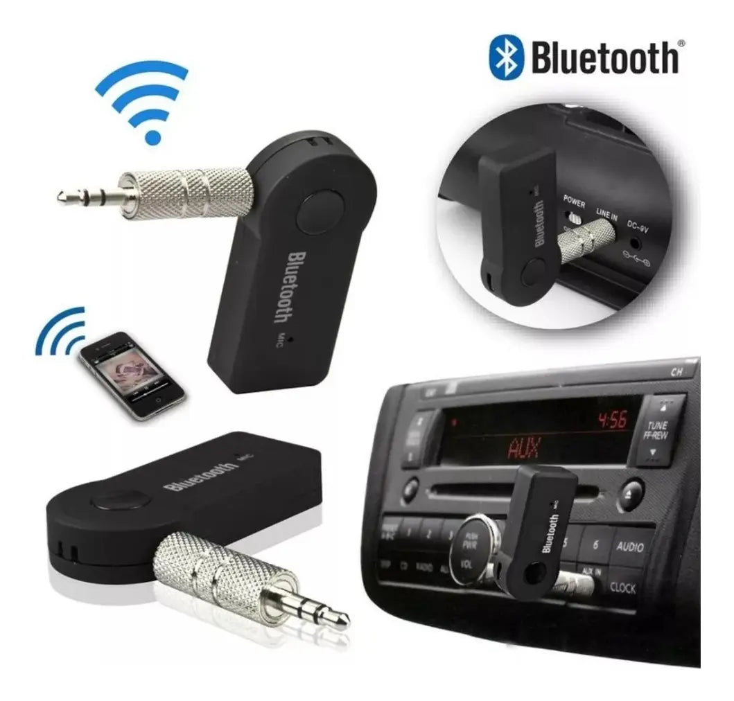 Transmisor Bluetooth Carro Adaptador Convertidor + Microfono