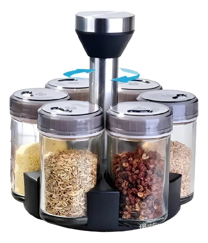 Condimentero Giratorio Para Especias Organizador Cocina X6