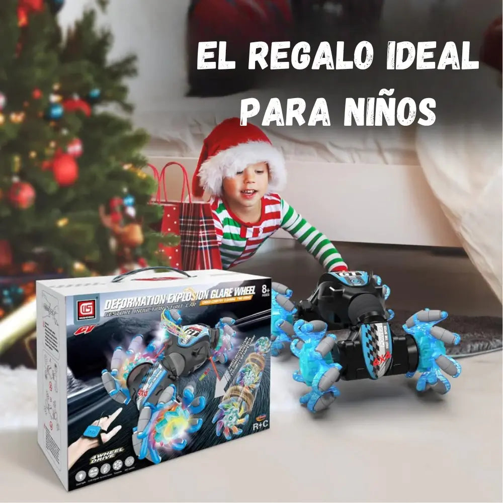 Carro A Control Remoto Acrobacias Control De Gestos Luz Led