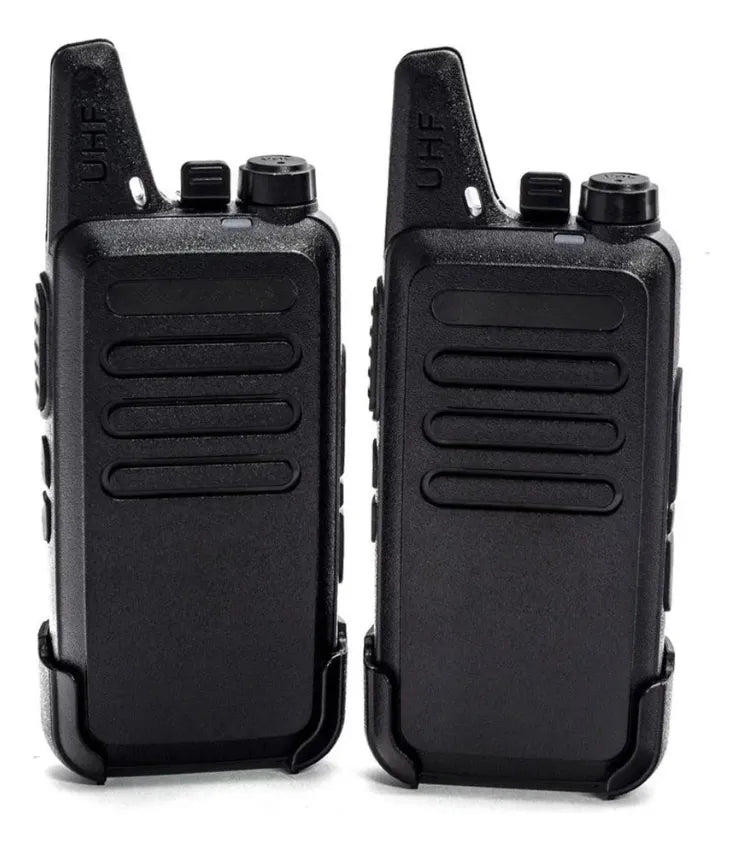 Combo Radios Walkie Talkie C1 Con Manos Libres Recargable Profesional