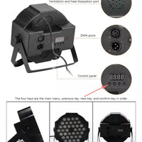 Luz De Escenario Led 36 W Con Sonido Dmx Control Remoto no