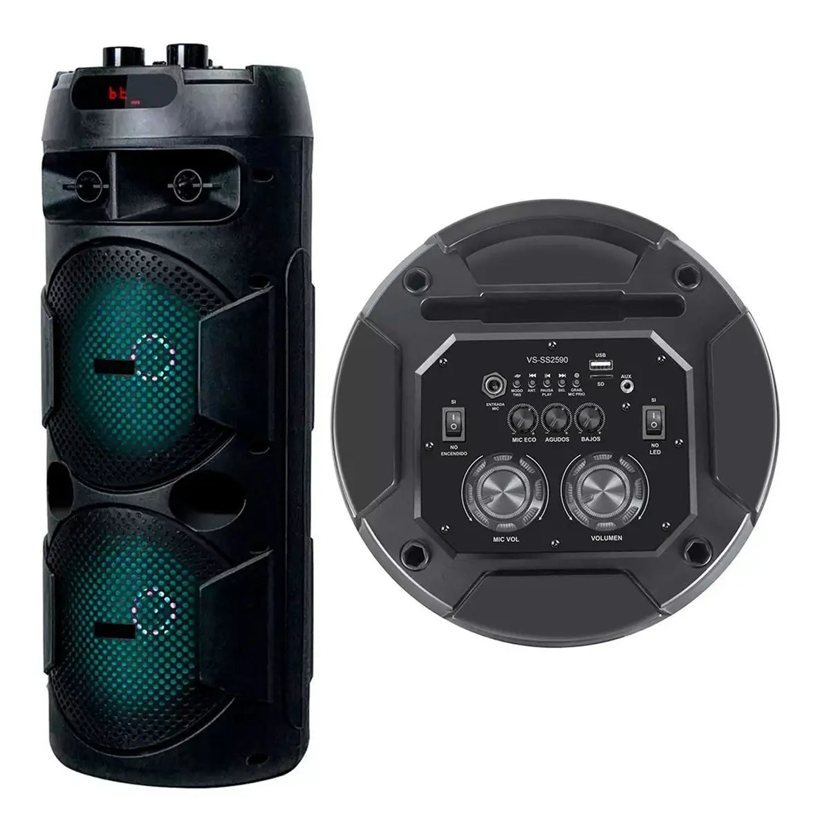 Parlante Torre Bluetooth Sonivox 2362 +microfono +control