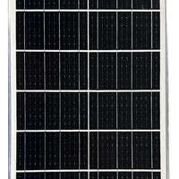 Reflector Solar Jortan 600w Ip66 Recargable Exterior Control Negro Blanco Frío
