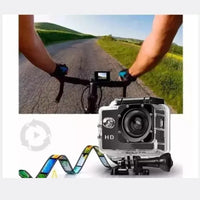 Camara De Accion Deportiva Sumergible Hd1080 Casco/moto/bici