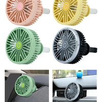 Ventilador Portatil 360° Luz Rgb Cable Usb Veloz 3 Niveles