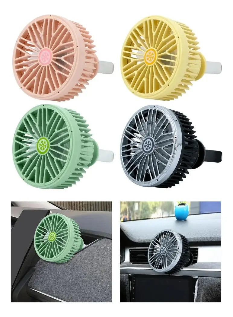 Ventilador Portatil 360° Luz Rgb Cable Usb Veloz 3 Niveles