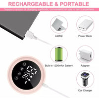 Extractor Eléctrico Doble Leche Materna Para Bebe Recargable