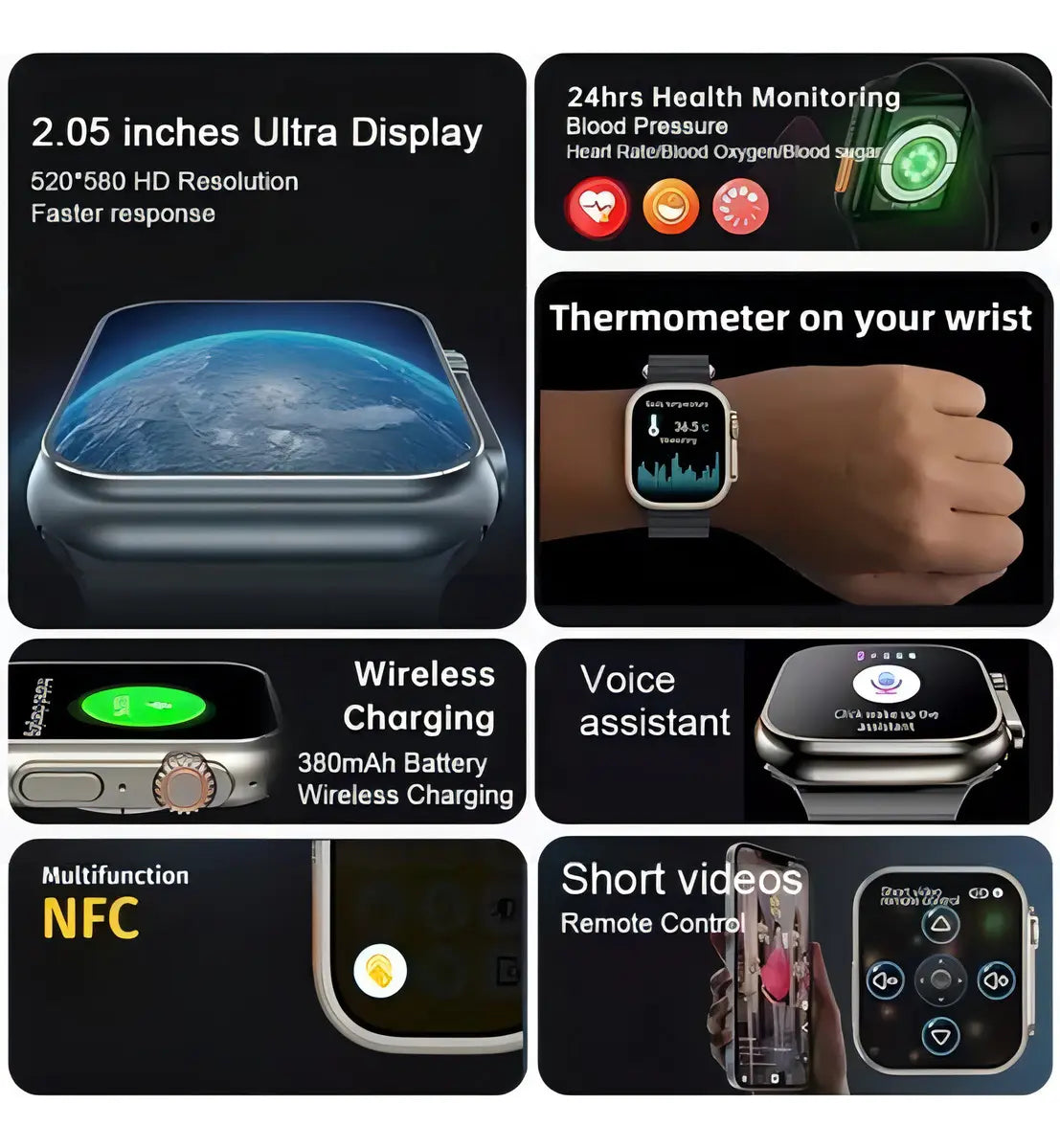 Smart Watch Reloj Inteligente Series 8 Ultra Deportivo
