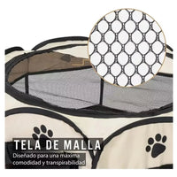 Corral Para Mascotas Ch Plegable Tela Cama Portátil