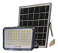 Reflector Solar Jortan 1000w Led Exterior Control Remoto 12v Gris Oscuro Blanco Frío