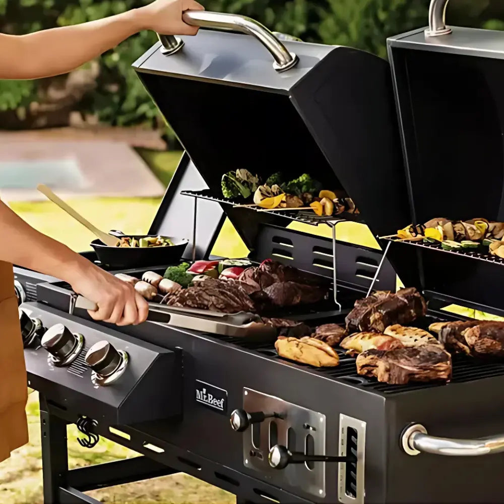 "Juego De Barbacoa Utensilios De Parrilla Inoxidable De 15pzs "