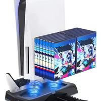 Base Refrigerante Para Play 5 Estación De Carga Dual 3 Usb