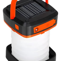 Linterna Led Solar Plegable Portatil Para Camping 3 Tonos De Luz