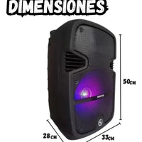 Parlante Sonivox Vs-s2285 Recargable 12 Pulgadas Tripode+mic