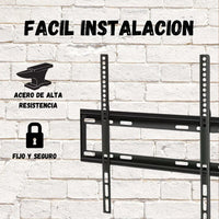 Soporte De Pared Para Tv 26 - 63 Mt-146 Color Negro