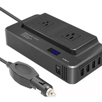 Inversor Convertidor De Coche Corriente 12v A 110v Y 4usb