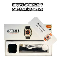 Reloj inteligente SmartWatch Ultra Serie 8 Carga Inalambrica