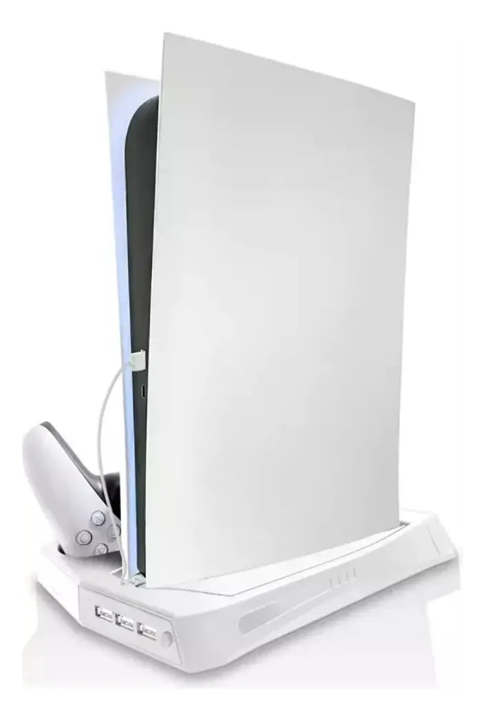 Base Refrigerante Para Play 5 Estación De Carga Dual 3 Usb