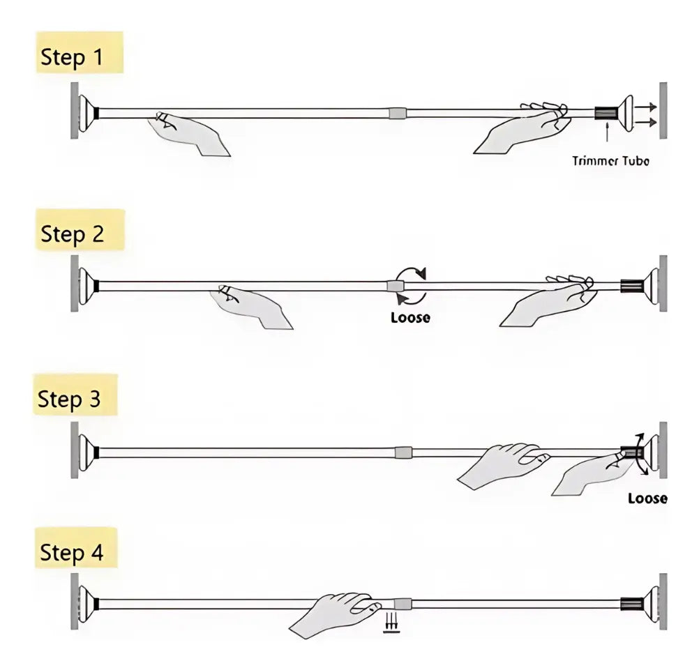 "Tubo Barra Colgar Cortina Ropa Ajustable Extensible 130-240 "