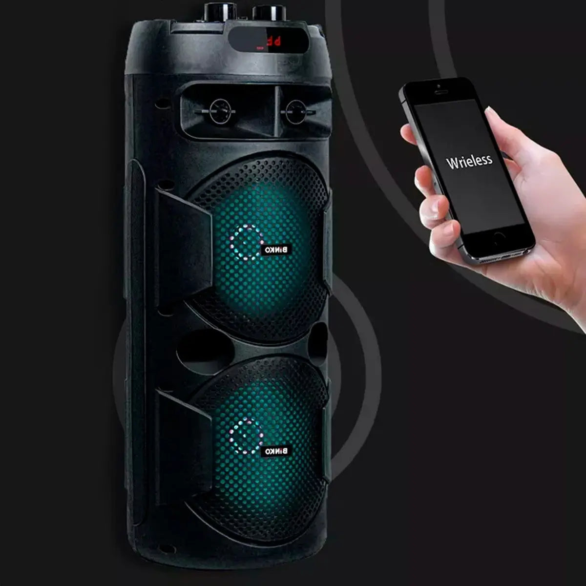 Parlante Torre Bluetooth Sonivox 2362 +microfono +control