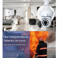 Camara De Seguridad Wifi Sensor De Humo Appv380 Vision Noctu