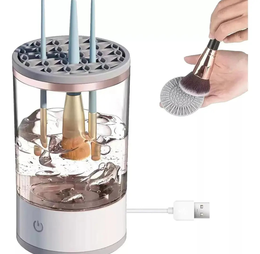 Lavadora Limpiador De Maquillaje Set De Brochas Electrico