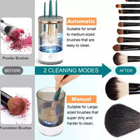 Lavadora Limpiador De Maquillaje Set De Brochas Electrico