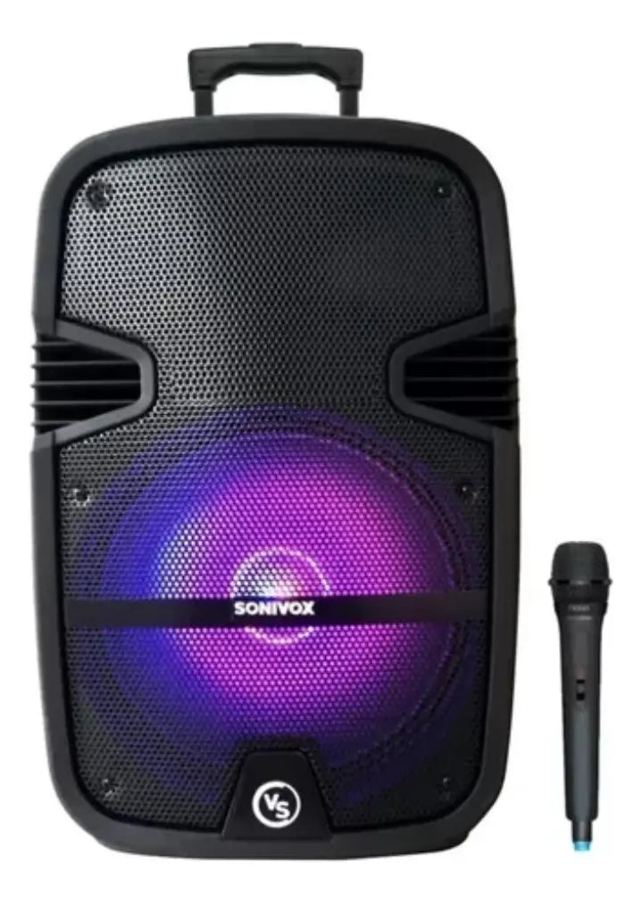 Parlante Sonivox Vs-s2285 Recargable 12 Pulgadas Tripode+mic