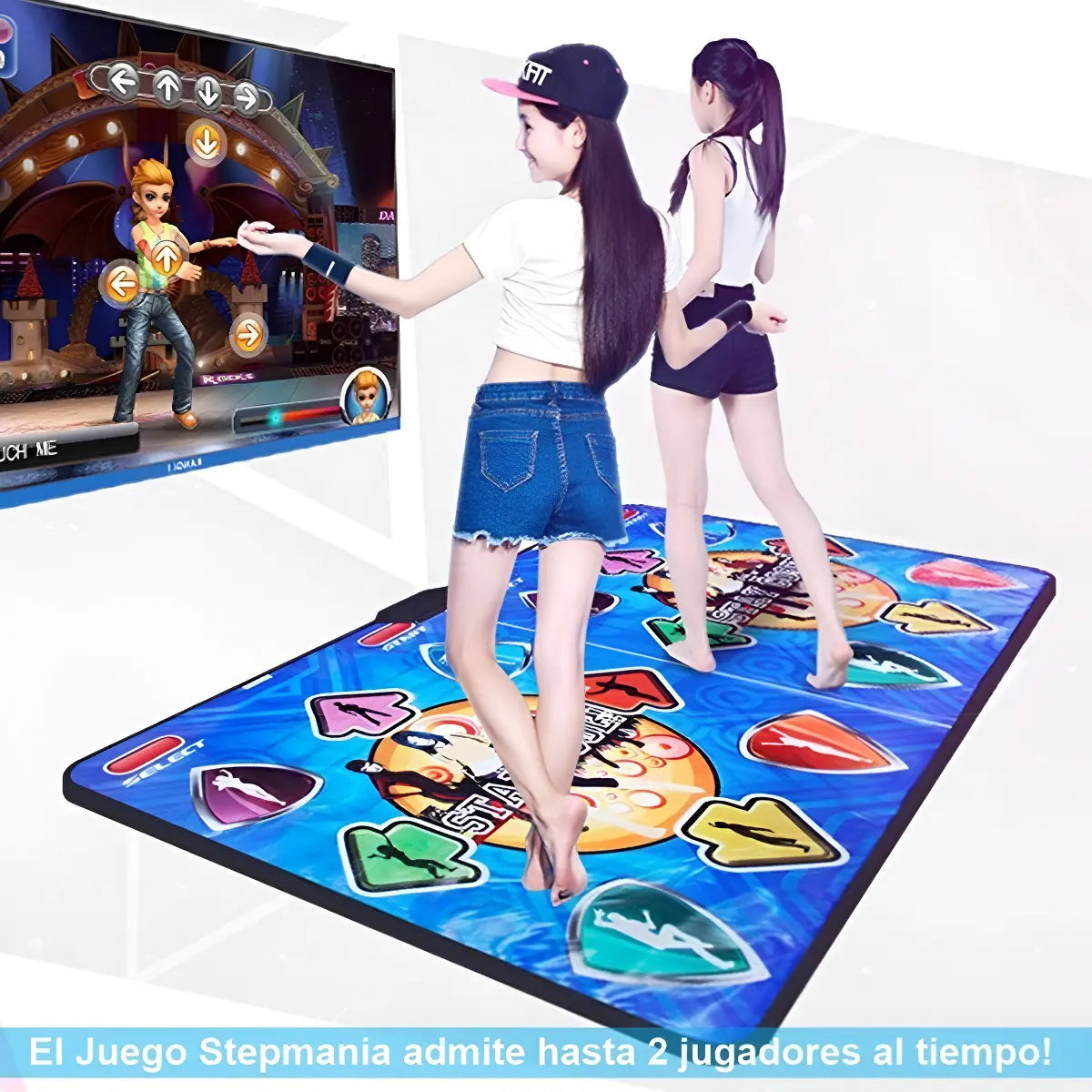 "Alfombra De Baile Tapete De Juegos Stepmania Coilmix Tv Y Pc Usb "