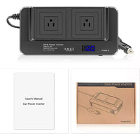 Inversor Convertidor De Coche Corriente 12v A 110v Y 4usb